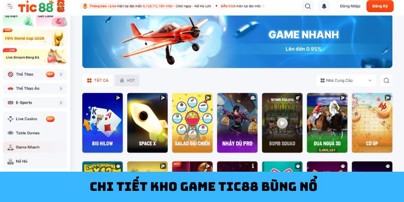 Chi tiết kho game Tic88 bùng nổ