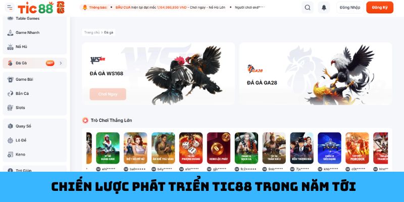 Chiến lược phát triển Tic88 trong năm tới